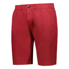 Load image into Gallery viewer, Bermuda tinta unita gabardina rosso