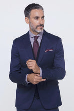 Load image into Gallery viewer, Abito occhio di pernice navy regular