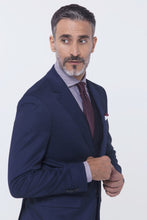 Load image into Gallery viewer, Abito occhio di pernice navy regular