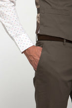 Load image into Gallery viewer, Pantalone gabardina tortora