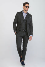 Load image into Gallery viewer, Pantalone gabardina verde