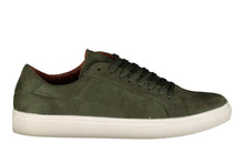 Load image into Gallery viewer, Scarpa sneaker pelle scamosciata verde
