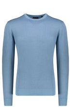 Load image into Gallery viewer, Maglia delavè girocollo celeste
