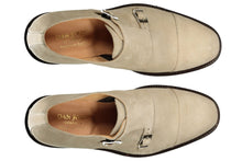 Load image into Gallery viewer, Scarpa doppia fibbia scamosciata taupe
