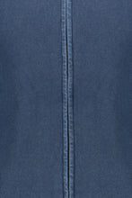 Load image into Gallery viewer, Maglia delavè full zip indaco

