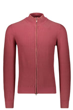 Load image into Gallery viewer, Maglia delavè full zip fucsia
