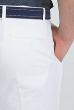 Load image into Gallery viewer, Pantalone a trama diagonale bianco
