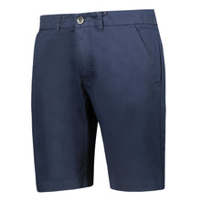 Load image into Gallery viewer, Bermuda tinta unita gabardina navy
