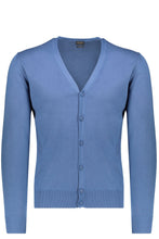 Load image into Gallery viewer, Cardigan basic azzurro
