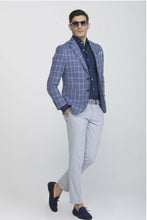 Load image into Gallery viewer, Pantalone millerighe blu
