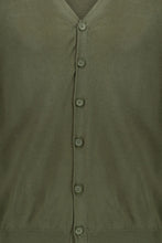 Load image into Gallery viewer, Cardigan basic verde
