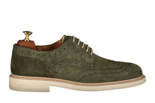 Load image into Gallery viewer, Scarpa duilio scamosciata verde
