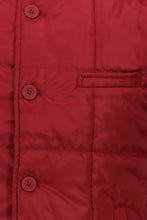 Load image into Gallery viewer, Giubbotto smanicato trapuntato rosso
