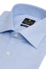 Load image into Gallery viewer, Camicia oxford azzurra slim
