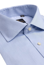 Load image into Gallery viewer, Camicia piquet celeste slim

