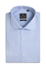 Load image into Gallery viewer, Camicia piquet celeste slim
