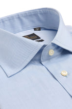 Load image into Gallery viewer, Camicia unita twill celeste slim
