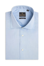 Load image into Gallery viewer, Camicia unita twill celeste slim
