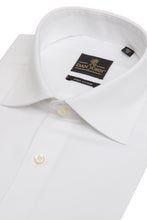 Load image into Gallery viewer, Camicia unita twill bianca slim
