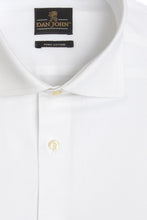 Load image into Gallery viewer, Camicia unita twill bianca slim
