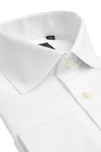 Load image into Gallery viewer, Camicia piquet polso gemelli slim

