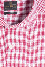 Load image into Gallery viewer, Camicia operata pied de poule bordeaux
