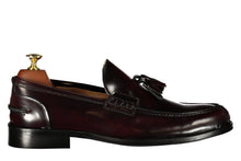 Load image into Gallery viewer, Mocassino college con nappina bordeaux
