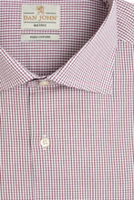 Load image into Gallery viewer, Camicia a quadretti bordeaux regular
