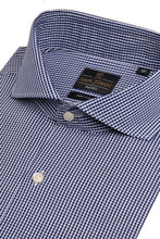 Load image into Gallery viewer, Camicia vichy blu slim
