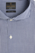 Load image into Gallery viewer, Camicia vichy blu slim
