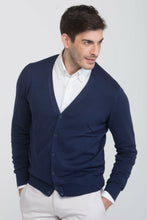 Load image into Gallery viewer, Cardigan basic navy
