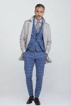 Load image into Gallery viewer, Trench idrorepellente grigio perla
