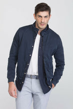 Load image into Gallery viewer, Barracuda in cotone lavato navy

