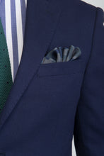 Load image into Gallery viewer, Giacca jersey strutturata blu
