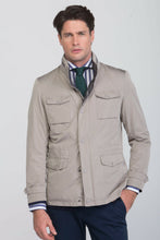 Load image into Gallery viewer, Giubbotto frontal pocket 3/4 beige
