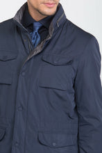 Load image into Gallery viewer, Giubbotto frontal pocket 3/4 navy
