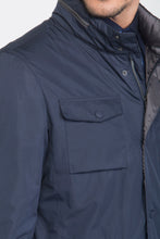 Load image into Gallery viewer, Giubbotto frontal pocket 3/4 navy
