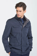 Load image into Gallery viewer, Giubbotto frontal pocket 3/4 navy

