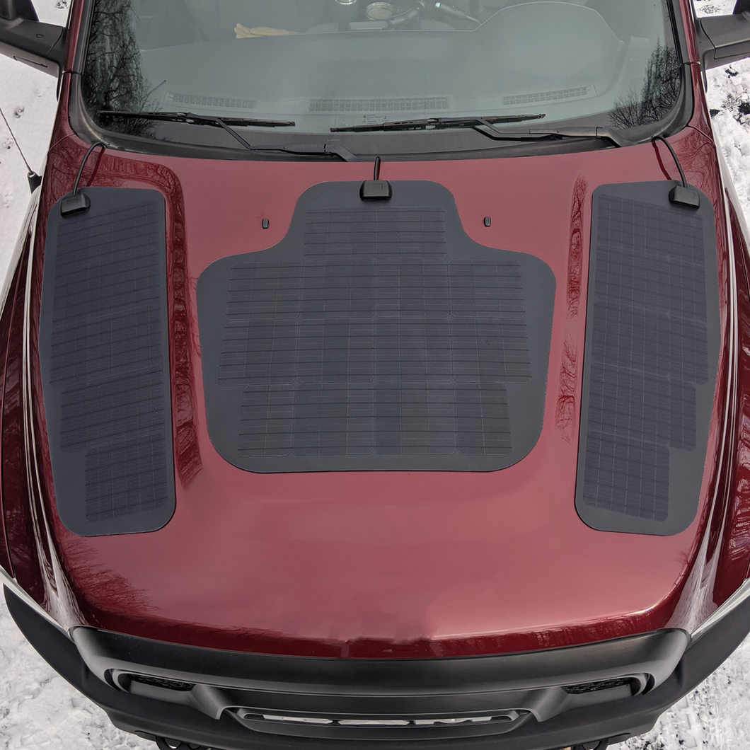 4th Gen Ram HD (2010-2018) VSS System™ 135 Watt Hood Solar Panel (triple)